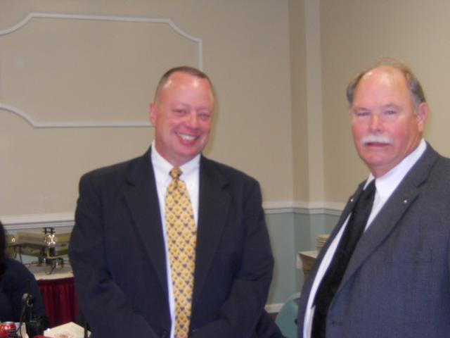 Asst Chief Lockhart with George Langford